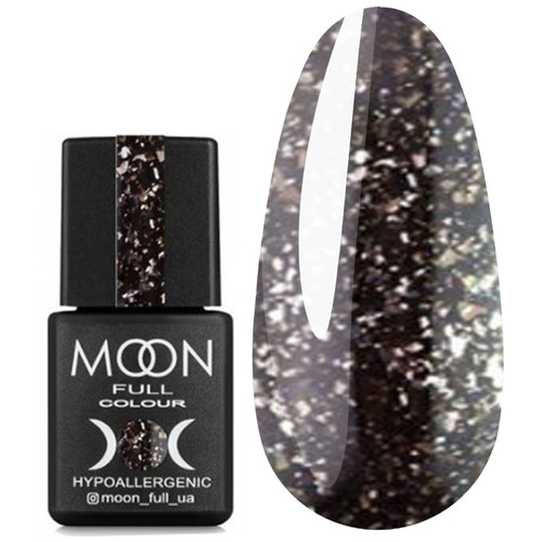 Rubber base Leaf MOON #07 black with potal 8 ml