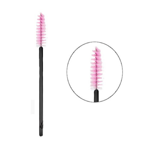 Щеточка для ресниц  CLD Macsara Brush розовая 10шт - Фото №1