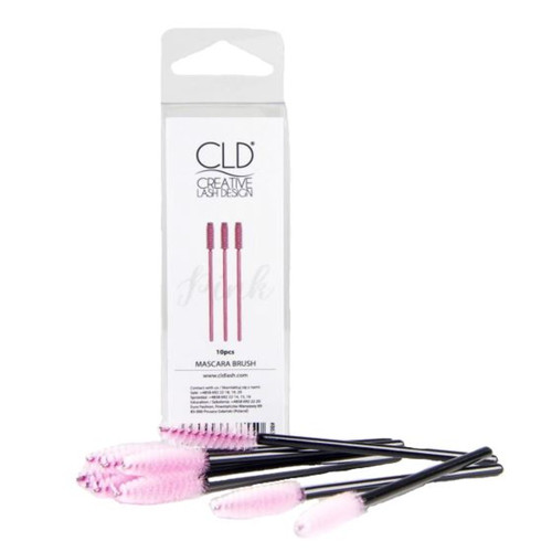 Щеточка для ресниц  CLD Macsara Brush розовая 10шт - Фото №2