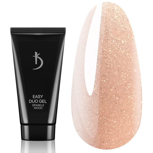 Акриловый гель KODI Easy Duo Gel Sparkle Mood №5 бежевый с глянцем 30 г