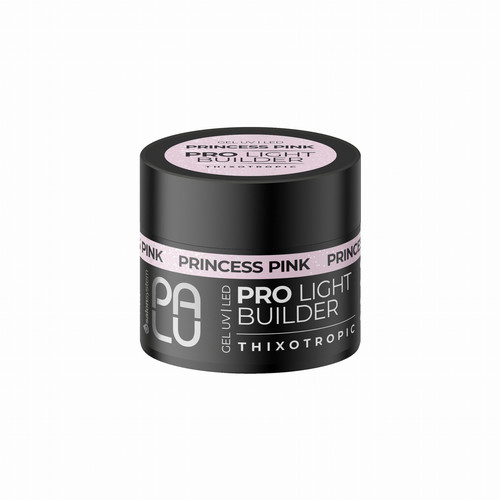Строительный гель PALU BUILDER PRINCESS PINK розовый с шиммером 12 мл - Фото №2