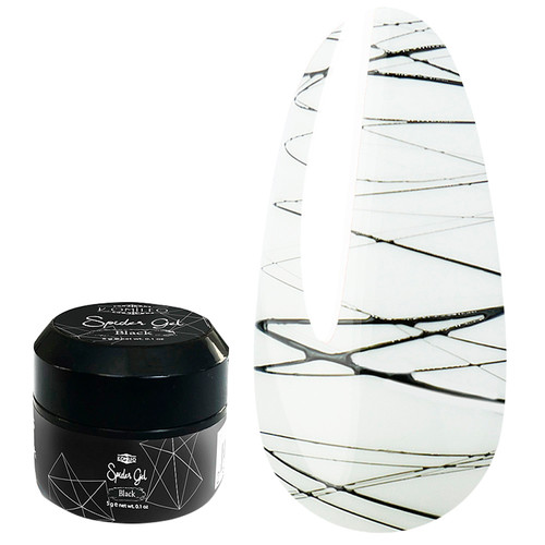Гель-паутинка Komilfo Spider Gel Black 5 грамм