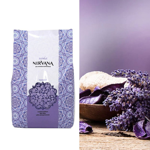 Низкотемпературный твердый воск в каплях для депиляции без полосок ItalWax Lavender лавандовый 1000 г - Фото №5
