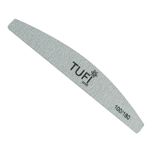 Пилочка TUFI profi PREMIUM серая 100/180 грит 17,8 см 1 шт (0102952) - Фото №1