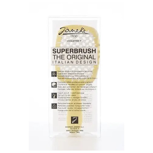 Супербраш Janeke желто-белый 22 см - Фото №4