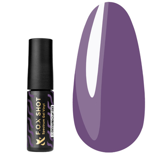 Гель-лак FOX SHOT Spectrum Gel Vinyl 126 светло-фиолетовый 5 г - Фото №1