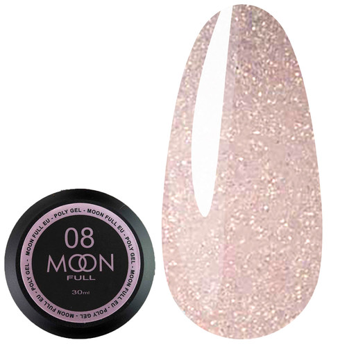 Полигель MOON FULL POLY GEL 30 мл 08 - Фото №1