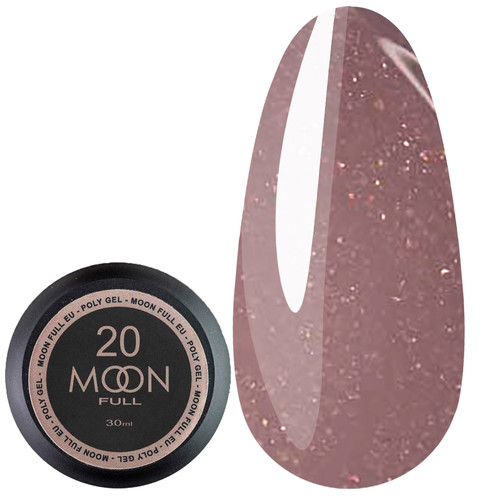 Полигель MOON FULL POLY GEL 30 мл 20 - Фото №1