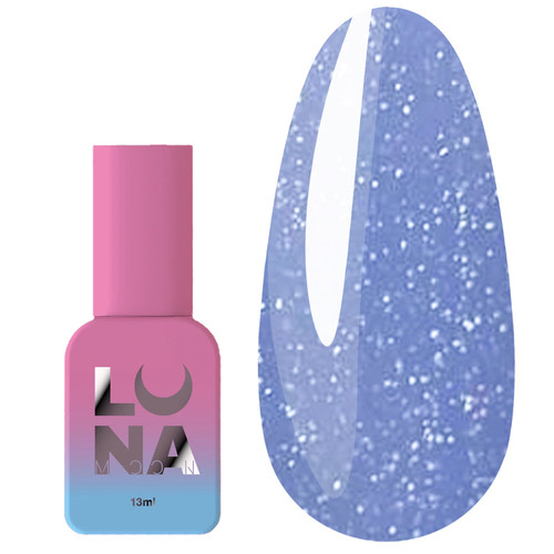 Base LUNA Cover Base №12 Kornblumenblau mit Schimmer - 13 ml (315-0474) - Фото №1