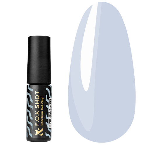 Гель-лак FOX SHOT Spectrum Gel Vinyl 150 голубой 5 г - Фото №1