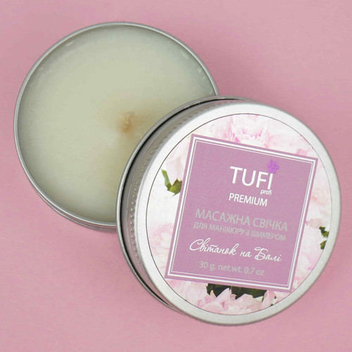 TUFI profi PREMIUM massagekaars met glans Zonsopgang op Bali 30 g (0097221) - Фото №2