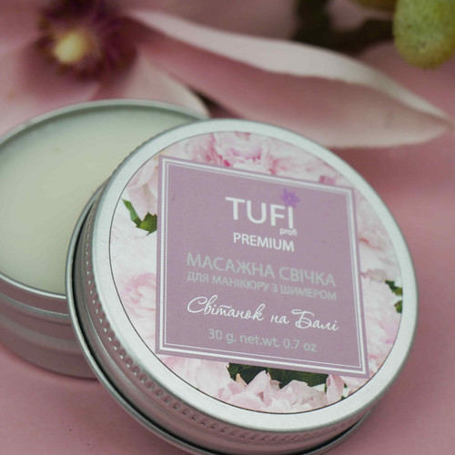 TUFI profi PREMIUM massagekaars met glans Zonsopgang op Bali 30 g (0097221) - Фото №3