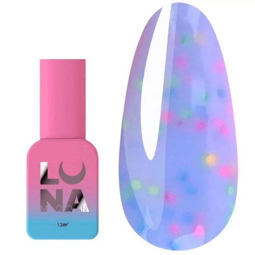 Base LUNA Tutti Frutti Base №18 Blau mit farbigen Punkten - Фото №1