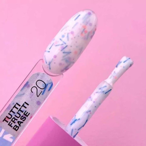 Base LUNA Tutti Frutti Base №20 Mit farbigen Punkten 13 ml - Фото №2