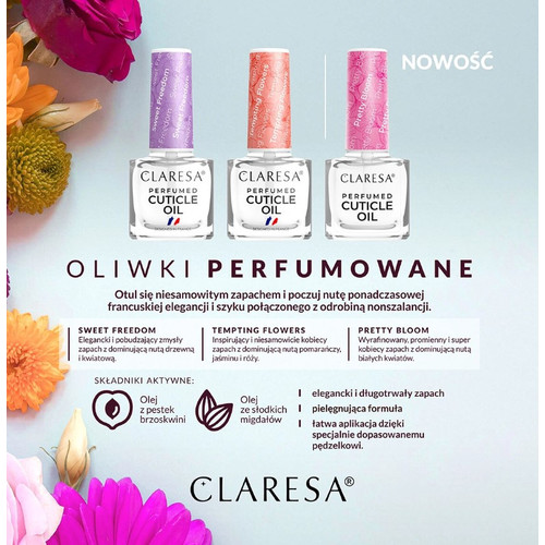 Масло для кутикулы Claresa парфюмированная Pretty Bloom 5 мл - Фото №2