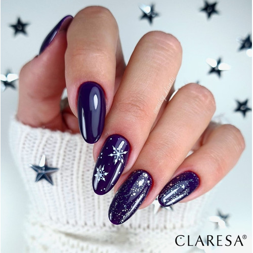 Гель-лак Claresa Winter Wonderland 10 серебристый с глиттером 5 мл - Фото №4