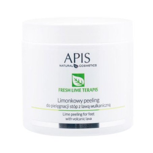 APIS - FRESH LIME TERAPIS - Скраб для ног - Лайм с вулканической лавой 500г