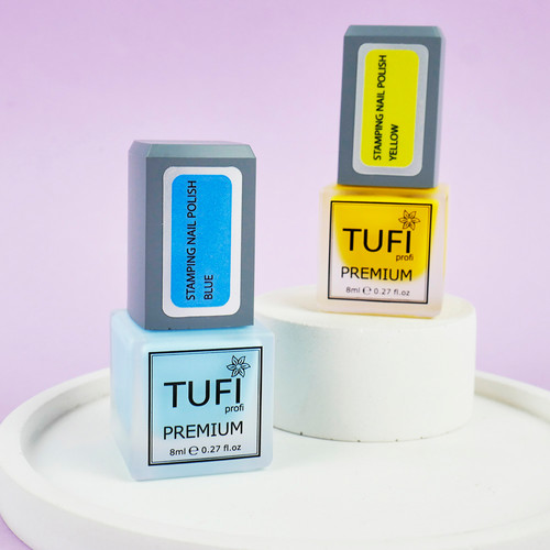 Лак для стемпінгу TUFI profi PREMIUM Stamping блакитний 8 мл (0295877) - Фото №3