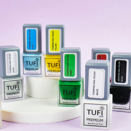 Лак для стемпінгу TUFI profi PREMIUM Stamping жовтий 8 мл (0295878) - Фото №5