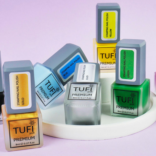 Лак для стемпінгу TUFI profi PREMIUM Stamping срібло 8 мл (0295882) - Фото №6