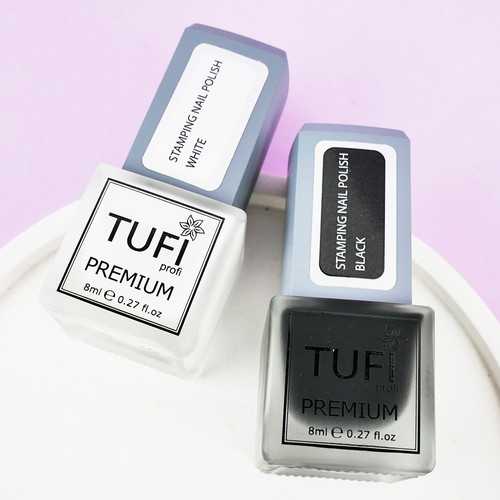 Лак для стемпінгу TUFI profi PREMIUM Stamping  чорний 8 мл (0295883) - Фото №4