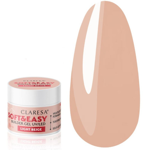 Гель для наращивания SOFT&EASY BUILDER GEL LIGHT BEIGE 45 г
