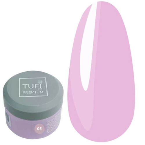 UV гель для наращивания TUFI profi PREMIUM Builder Gel 05 Tender 15 г - Фото №1