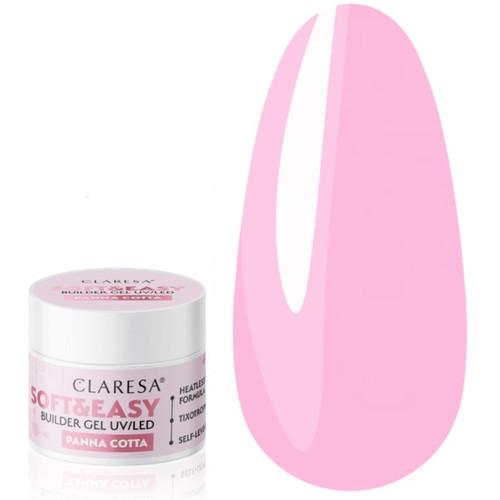 Гель для наращивания CLARESA  SOFT&EASY BUILDER GEL PANNA COTTA 12г