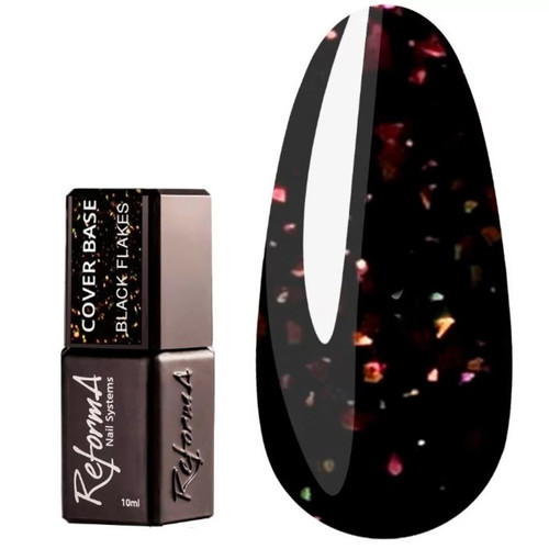 База REFORMA Cover Base Black Opal Flakes 10 мл