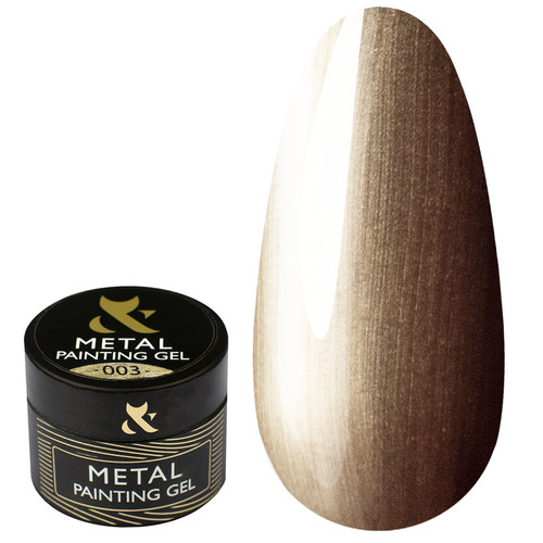 Гель-краска F.O.X Metal painting gel 003 5 мл