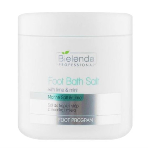 Bielenda Professional - Соль для ванночек для ног с лаймом и мятой 600 г