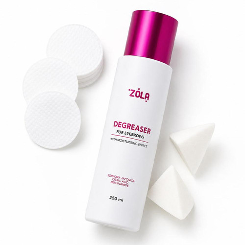 Eyebrow degreaser ZOLA with moisturizing effect 250 ml - Фото №3