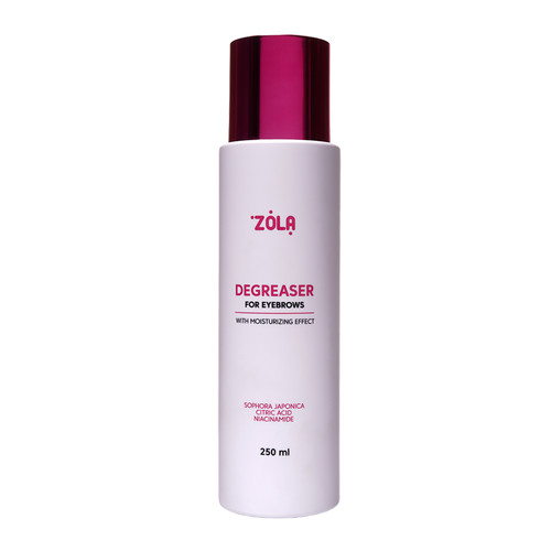 Eyebrow degreaser ZOLA with moisturizing effect 250 ml - Фото №1