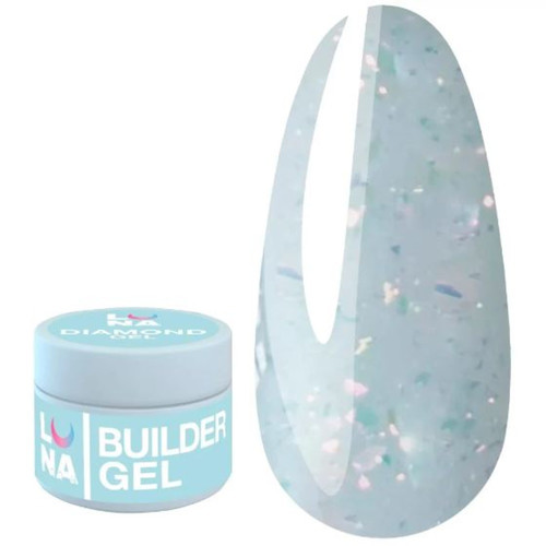 Гель LUNA для наращивания Diamond Gel №6 15 мл - Фото №1