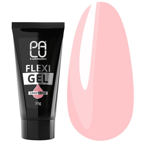Строительный гель PALU Flexi Gel Candy Pink розовый 30 г - Фото №1