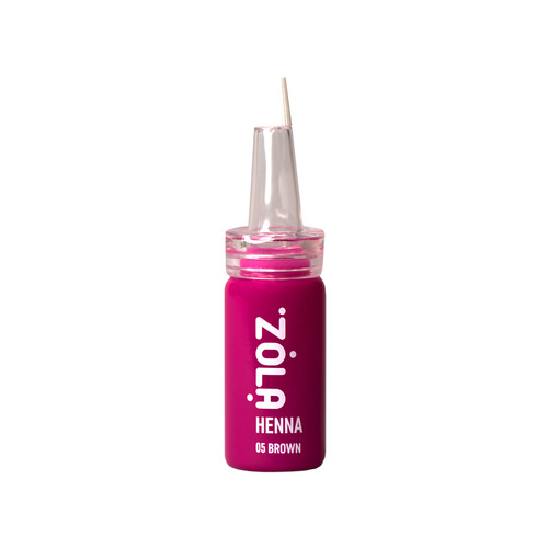 Wenkbrauwhenna ZOLA "Henna №05 Bruin" donkere tint 10g - Фото №1