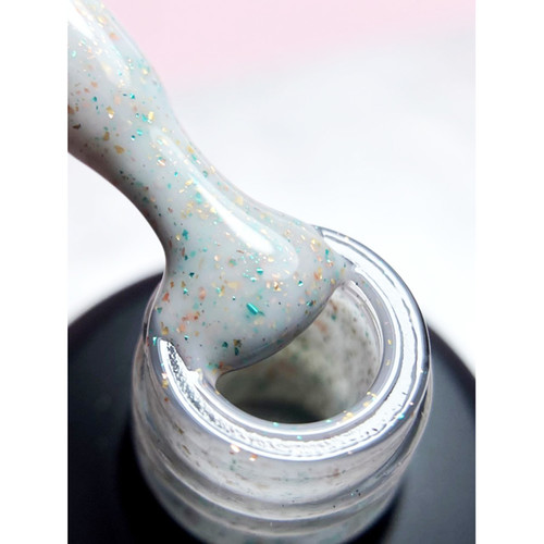 База Dark Pro Base Potal 35 бежевый с поталью, 15 ml - Фото №2