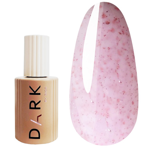 База Dark Pro Base Pink Potal 2 розовый с поталью, 15 ml - Фото №1