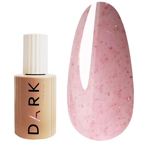 База Dark Pro Base Pink Potal 3 розовый с поталью, 15 ml - Фото №1