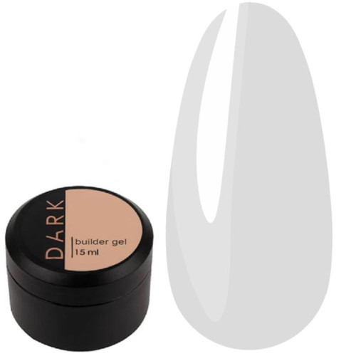 Гель для наращивания DARK Builder Gel №15 молочный,15 ml - Фото №1