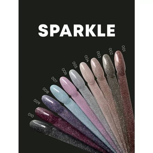 Гель-лак FOX Sparkle №008 фиолетовый с шиммером 7 мл - Фото №2