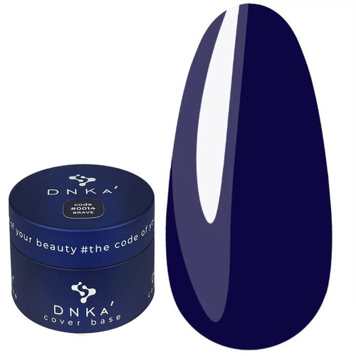 База для ногтей DNKa Cover Base №0014 Brave холодный синий 30 мл (DNKA0014-30) - Фото №1