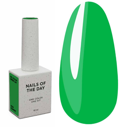 NAILSOFTHEDAY Let's special groene hybride nagellak, 10 ml - Фото №1