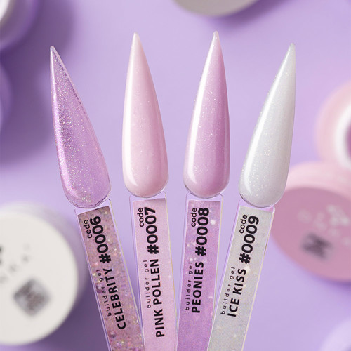 Гель для ногтей DNKa Builder Gel №007 Pink Pollen 30 мл (BGD0007) - Фото №3