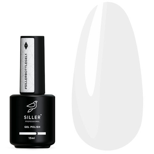 Гель Siller Bottle Gel №001 молочно-белый 15 мл