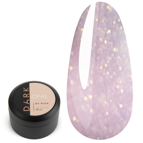 База DARK Pro Base Opal 4 розовый с шиммером 30 мл - Фото №1