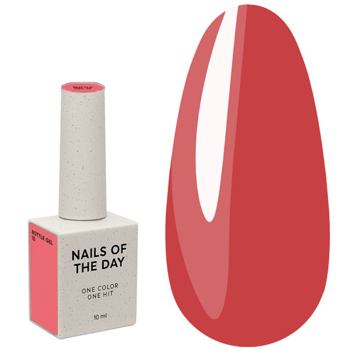 NAILSOFTHEDAY Fles gel 10 koraal extension gel, 10 ml - Фото №1