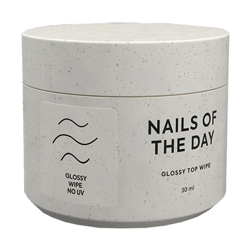 Тоp NAILSOFTHEDAY Glossy top wipe, 30 ml - Фото №1