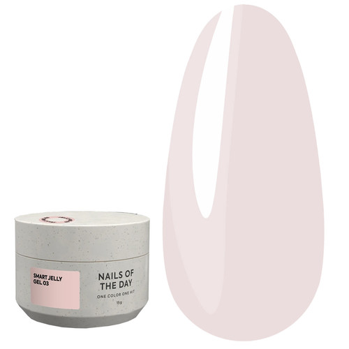 Gel NAILSOFTHEDAY Jelly gel 03, 15 ml - Фото №1