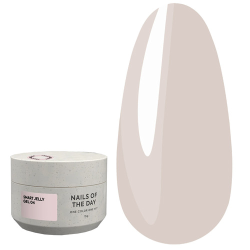 Gel NAILSOFTHEDAY Jelly gel 04, 15 ml - Фото №1